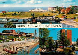 73246922 Wilhelmshaven Hafen Badesteg Kurpark Wilhelmshaven - Wilhelmshaven