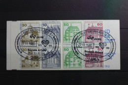 Berlin MH 12b Pf III OZ Gestempelt Markenheftchen Plattenfehler #SG255 - Carnets