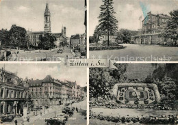 73246668 Zittau Johanneum Bahnhof Postamt Strasse Der Einheit Blumenuhr Zittau - Zittau