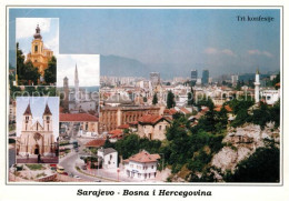 73246647 Sarajevo Kirchen Drei Konfessionen Sarajevo - Bosnien-Herzegowina