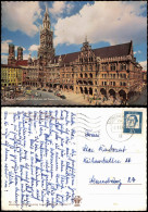 Ansichtskarte München Marienplatz Mit Rathaus Und Frauenkirche 1964 - Muenchen