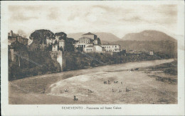 V756 Cartolina Benevento Citta' Panorama E Fiume Calore Campania - Benevento