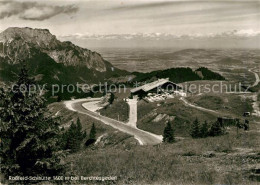 73246483 Berchtesgaden Rossfeld Skihuette Rossfeld Hoehenringstrasse Blick Auf U - Berchtesgaden