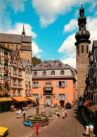 73246474 Cochem Mosel Marktplatz St Martinsbrunnen Altstadt Rathaus Cornely Kart - Cochem