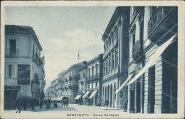 V754 Cartolina Benevento Citta' Corso Garibaldi 1924 Campania - Benevento