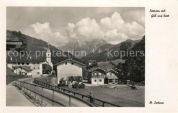 73246464 Ramsau Berchtesgaden Ortsmotiv Mit Kirche Goell Und Brett Berchtesgaden - Berchtesgaden