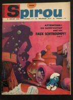 Spirou Hebdomadaire N° 1525 -1967 - Spirou Magazine