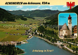 73246320 Achenkirch Nordufer Campingplatz Bayerische Berge Fliegeraufnahme Pfarr - Other & Unclassified