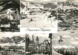 73246240 Kitzbuehel Tirol Panorama Skiparadies Alpen Bergbahn Ortsmotive Mit Kir - Altri & Non Classificati