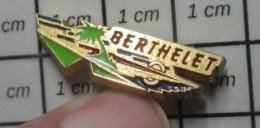 1818A Pin's Pins / Beau Et Rare / MARQUES / BERTHELET COCOTIER ET BATEAU ? - Merken