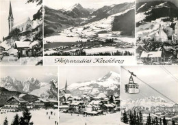 73246218 Kirchberg Tirol Kirche Seilbahn Winterlandschaften Kirchberg Tirol - Andere & Zonder Classificatie