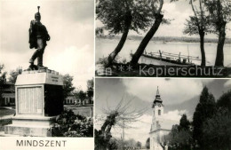 73246195 Hódmezõvásárhely Mindszent Denkmal Kirche Bootssteg Hódmezõvásárhely - Hungría