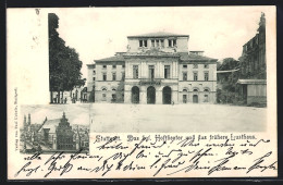 AK Stuttgart, Das Königliche Hoftheater Und Das Frühere Lusthaus  - Teatro