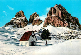 73246125 Sassolungo Langkofel Winterlandschaft Sassolungo Langkofel - Autres & Non Classés