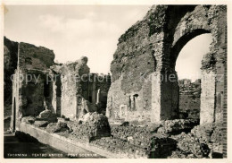 73245891 Taormina Sizilien Teatro Antico Post Scenium Ruinen Antike Staette Taor - Autres & Non Classés