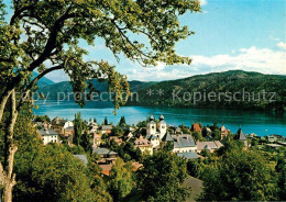 73245539 Millstatt Millstaettersee Kirchenpartie Mit See Millstatt Millstaetters - Altri & Non Classificati