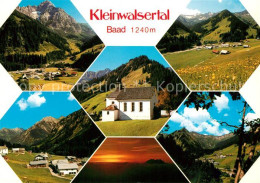 73245518 Baad Mittelberg Kleinwalsertal Fliegeraufnahme Kapelle Baad Mittelberg - Altri & Non Classificati