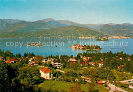 73245505 Stresa Lago Maggiore Fliegeraufnahme E Le Isole Borromee Stresa Lago Ma - Other & Unclassified