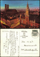 Ansichtskarte München Panorama-Ansicht Mit Rathaus Und Frauenkirche 1969 - München