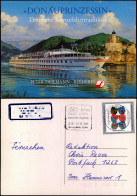 Ansichtskarte  Fahrgastschiff Personenschiffahrt DONAUPRINZESSIN 1991 - Ferries