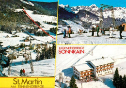 73244787 St Martin Tennengebirge Jugendherberge Sonnrain Winterlandschaft Skilif - Other & Unclassified