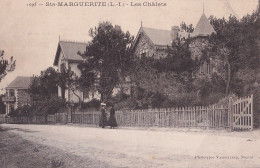 C12-44) SAINTE MARGUERITE - LES CHALETS - ANIMEE - (  2 SCANS ) - Otros & Sin Clasificación