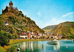 73244621 Cochem Mosel Mosel Mit Burg Cochem Mosel - Cochem