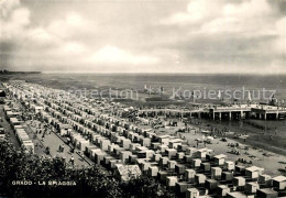 73244528 Grado Gorizia Panorama Strand Seebruecke Grado Gorizia - Autres & Non Classés