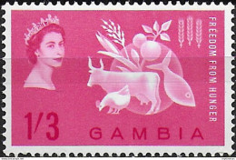 1963 Gambia Freedom From Hunger 1v. MNH SG N. 190 (Copia) - Autres & Non Classés