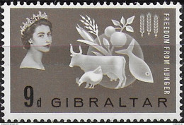 1963 Gibilterra Freedom From Hunger 1v. MNH SG N. 174 - Autres & Non Classés