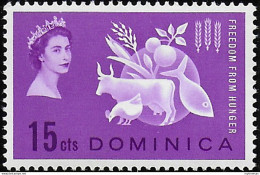 1963 Dominica Freedom From Hunger 1v. MNH SG N. 179 - Andere & Zonder Classificatie