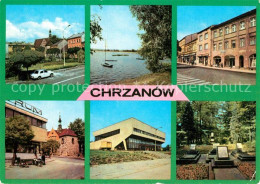 73244361 Chrzanow Markt Stausee Strassenpartie Sporthalle Friedhof Chrzanow - Poland