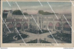 Bg397 Cartolina Batalha Jardin E Lavatoio Do Claustro Rial Portogallo - Autres & Non Classés