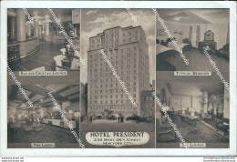 Bd52 Cartolina New York City Hotel President Stati Uniti - Altri & Non Classificati