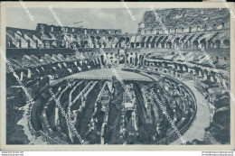 Bd56 Cartolina Roma Citta' Colosseo Coi Nuovi Scavi 1933 - Altri & Non Classificati