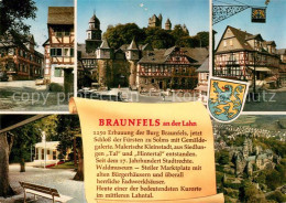 73244117 Braunfels Schloss Fachwerk An Der Lahn Fliegeraufnahme Braunfels - Autres & Non Classés