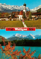 73244085 Wallgau Barmsee Gegen Karwendel- Und Wettersteingebirge Wallgau - Andere & Zonder Classificatie