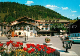 73244069 Wallgau Lueftimalerei Hotel Gasthaus Post Wallgau - Andere & Zonder Classificatie