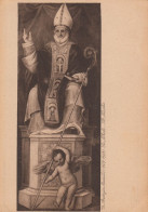 St Saint Nicholas Nikolo & Cupid Old Postcard - Sinterklaas