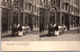 BELGIQUE - BRUXELLES - Attelage De Chien (stereoscopique) - Sonstige & Ohne Zuordnung