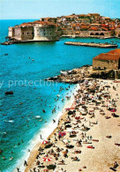 73243955 Dubrovnik Ragusa Strand Fliegeraufnahme Dubrovnik Ragusa - Croatie