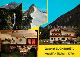 73243939 Neustift Stubaital Tirol Gasthof Pension Zuckerhuetl Wasserfall Stubaie - Sonstige & Ohne Zuordnung