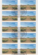 D,Bund Mi.Nr. Folienblatt 56 Schloss Sanssouci Potsdam, Skl. (mit 10x3231) - Other & Unclassified