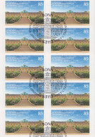 D,Bund Mi.Nr. Folienblatt 56 Schloss Sanssouci Potsdam, Skl. (mit 10x3231) - Autres & Non Classés