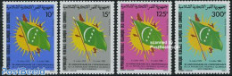 Comoros 1985 10 Years Independence 4v, Mint NH, History - Flags - Comores (1975-...)