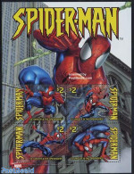 Saint Vincent 2003 Spiderman S/s, Mint NH, Art - Comics (except Disney) - Fumetti