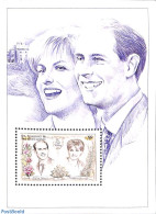 Saint Vincent 1999 Edward & Sophie Wedding S/s, Mint NH, History - Kings & Queens (Royalty) - Königshäuser, Adel