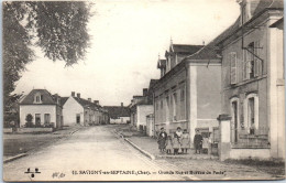 18 SAVIGNY EN SEPTAINE - Grande Rue & Bureau De Poste  - Autres & Non Classés