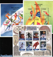 Saint Vincent 1998 Nagano Winter Olympics 20v (3 M/s), Mint NH, Sport - (Bob) Sleigh Sports - Olympic Winter Games - S.. - Inverno