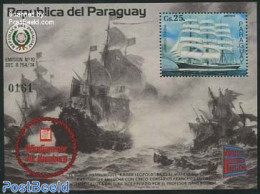 Paraguay 1977 German Ships S/s, H. Strohe, Mint NH, Transport - Ships And Boats - Boten